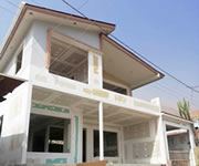 Casa de dos pisos en drywall