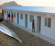 Casas para campamentos mineros en drywall